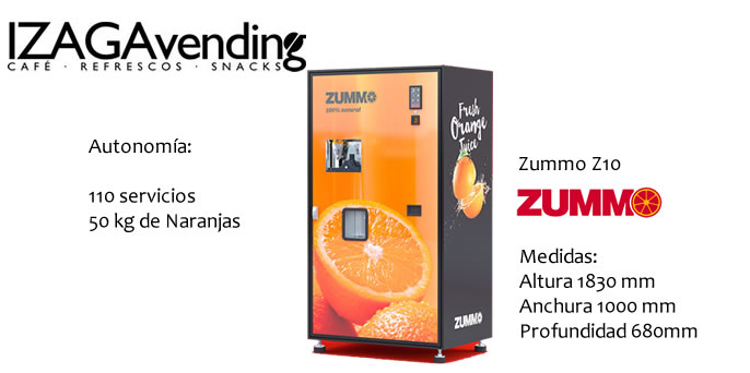 máquinas vending de zumos